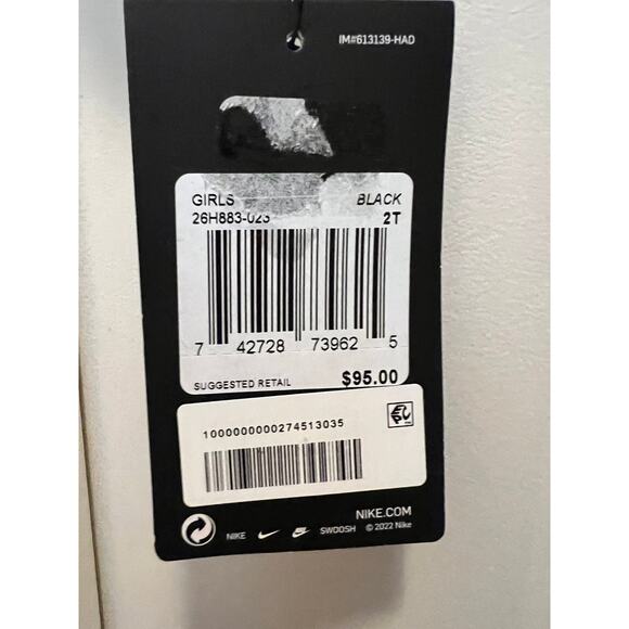 Nike Girls Toddler Puffer Jacket - Size 2 Toddler - Picture 8 of 8